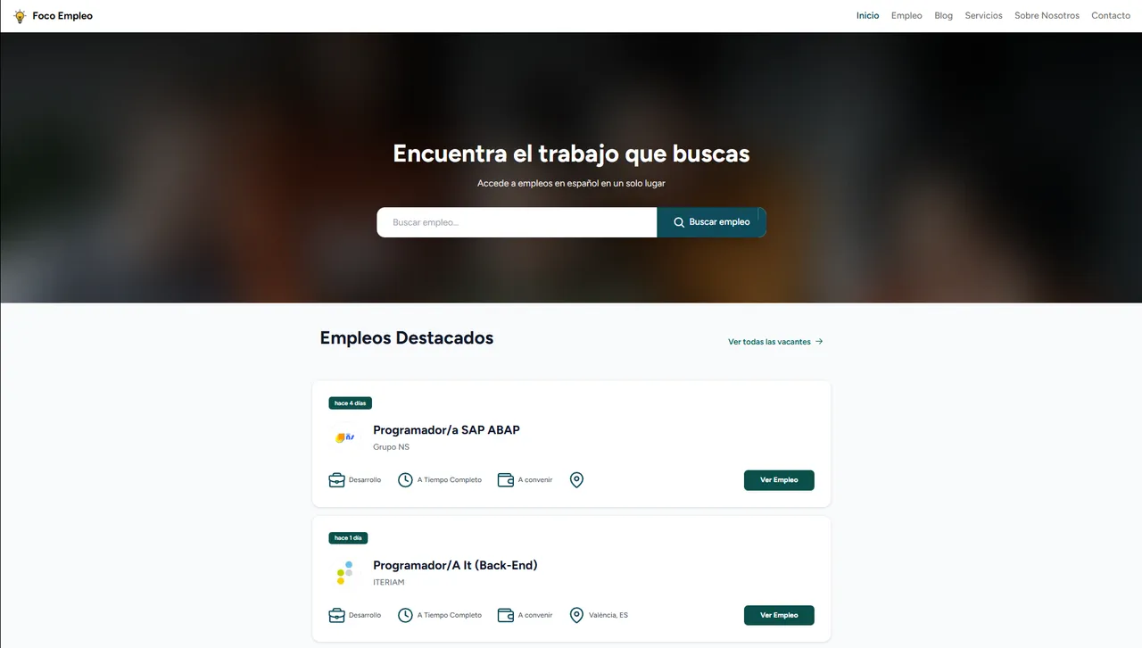 Foco Empleo - Plataforma de empleo